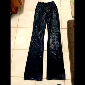 Pants, black wet look by Forever Fetish Inc, Small, Sexy. Perfect for dancer
